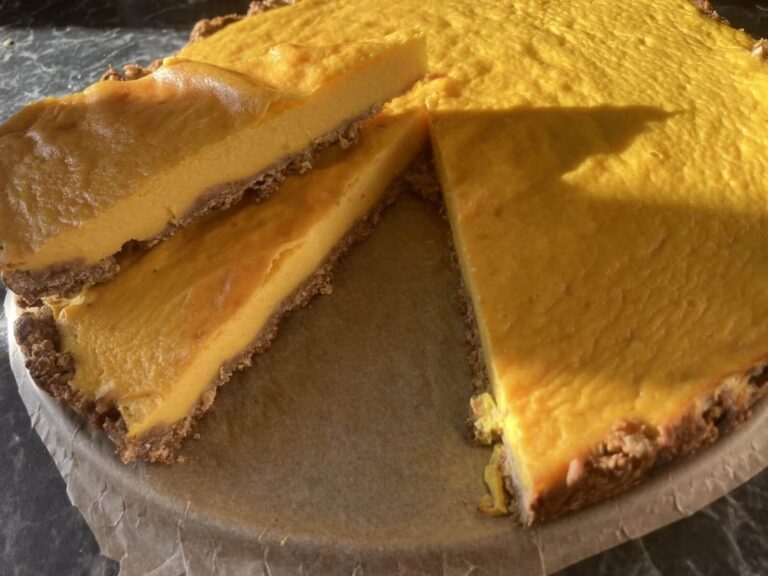 Zdravý dýňový cheesecake