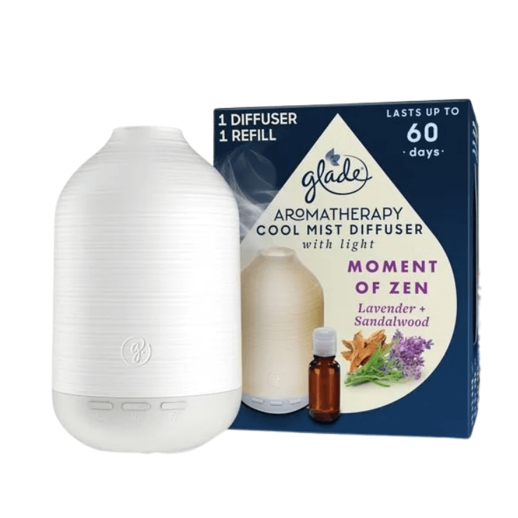 Glade Aromatherapy difuzér a náplň Cool Mist Moment of Zen