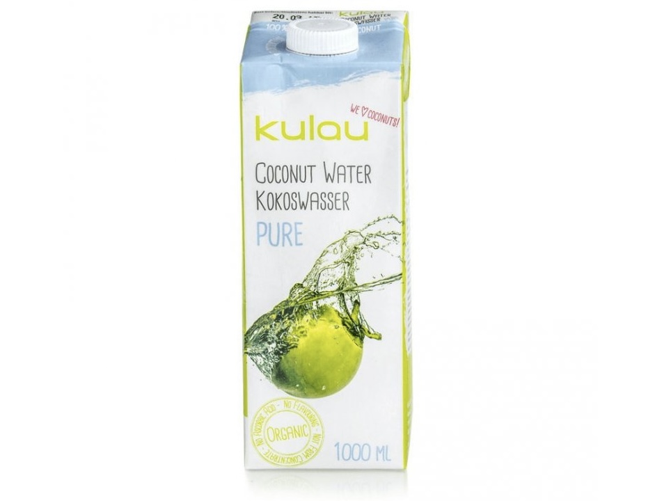 Kokosová voda: Má účinky na zdraví, nebo jde jen o trend, který brzo zmizí? Kulau - BIO 100% kokosová voda PURE, 1000 ml
