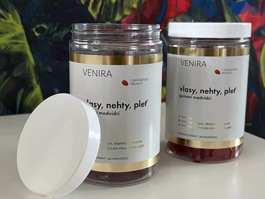 Venira gumoví medvídci: Recenze na komplexní výživu pro vlasy, nehty a pleť gumovi medvidci venira recenze