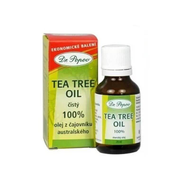 Akné na hýždích: Zatočte s pupínky na zadku jednou provždy! Dr.Popov Tea Tree oil 25 ml