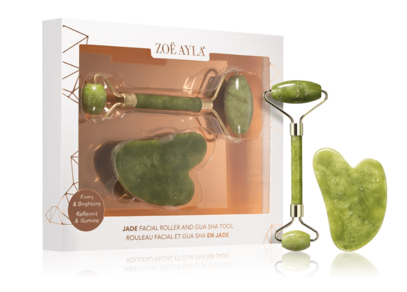 Jak na vrásky: Tipy a triky pro hladší pleť v každém věku Zoë AylaJade Facial Roller And Gua Sha Tool