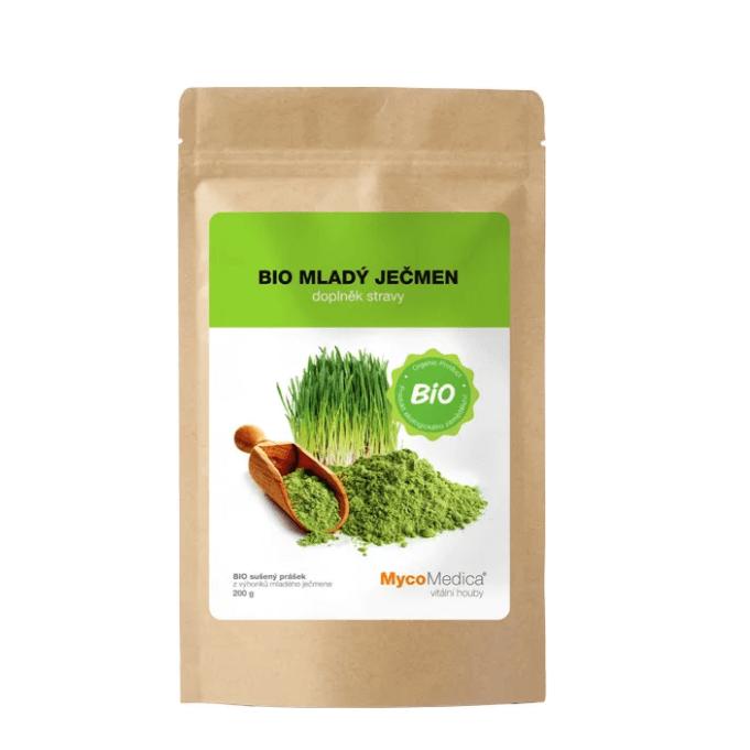 MycoMedica Mladý ječmen BIO 200 g