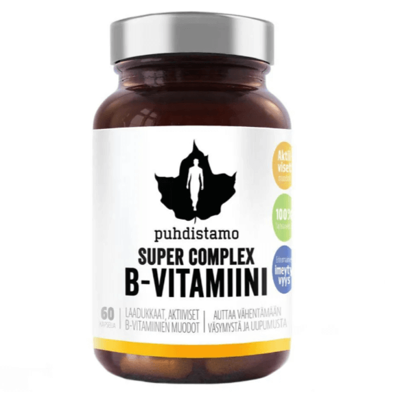 Potravinová pyramida: Jak správně sestavit svůj jídelníček? Puhdistamo Super Vitamin B Complex 60 kapslí