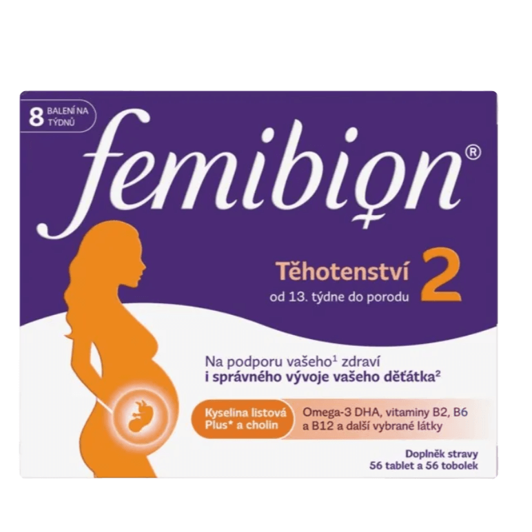 Co nejíst v těhotenství: Seznam zakázaných potravin Femibion 2 Těhotenství 56 tablet + 56 tobolek