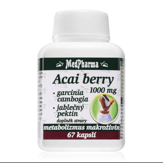 Acai bowl: Recepty, které přinesou kousek Brazílie do vaší kuchyně MedPharma Acai berry 1000 mg