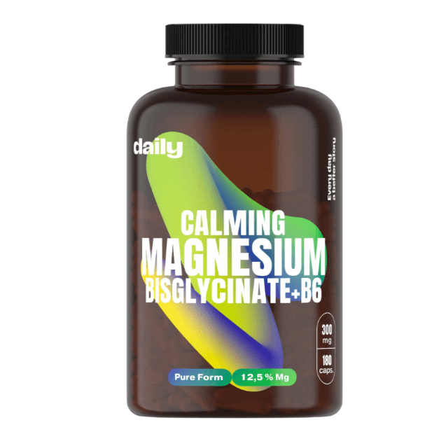 Ranní únava i po 8 hodinách spánku: Skryté důvody, které většina lidí přehlíží Daily Calming Magnesium Bisglycinate + B6 180 kapslí