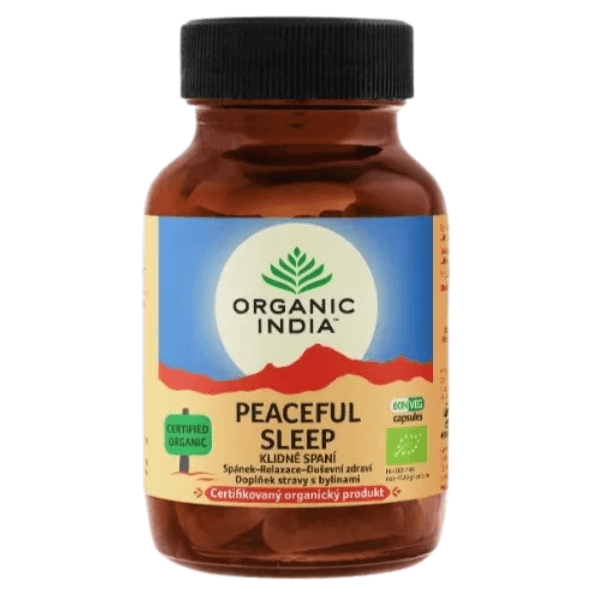 Ranní únava i po 8 hodinách spánku: Skryté důvody, které většina lidí přehlíží Organic India Peaceful Sleep Bio 60 kapsli