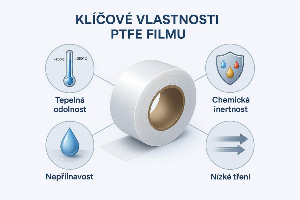 Klíčové vlastnosti PFTE filmu